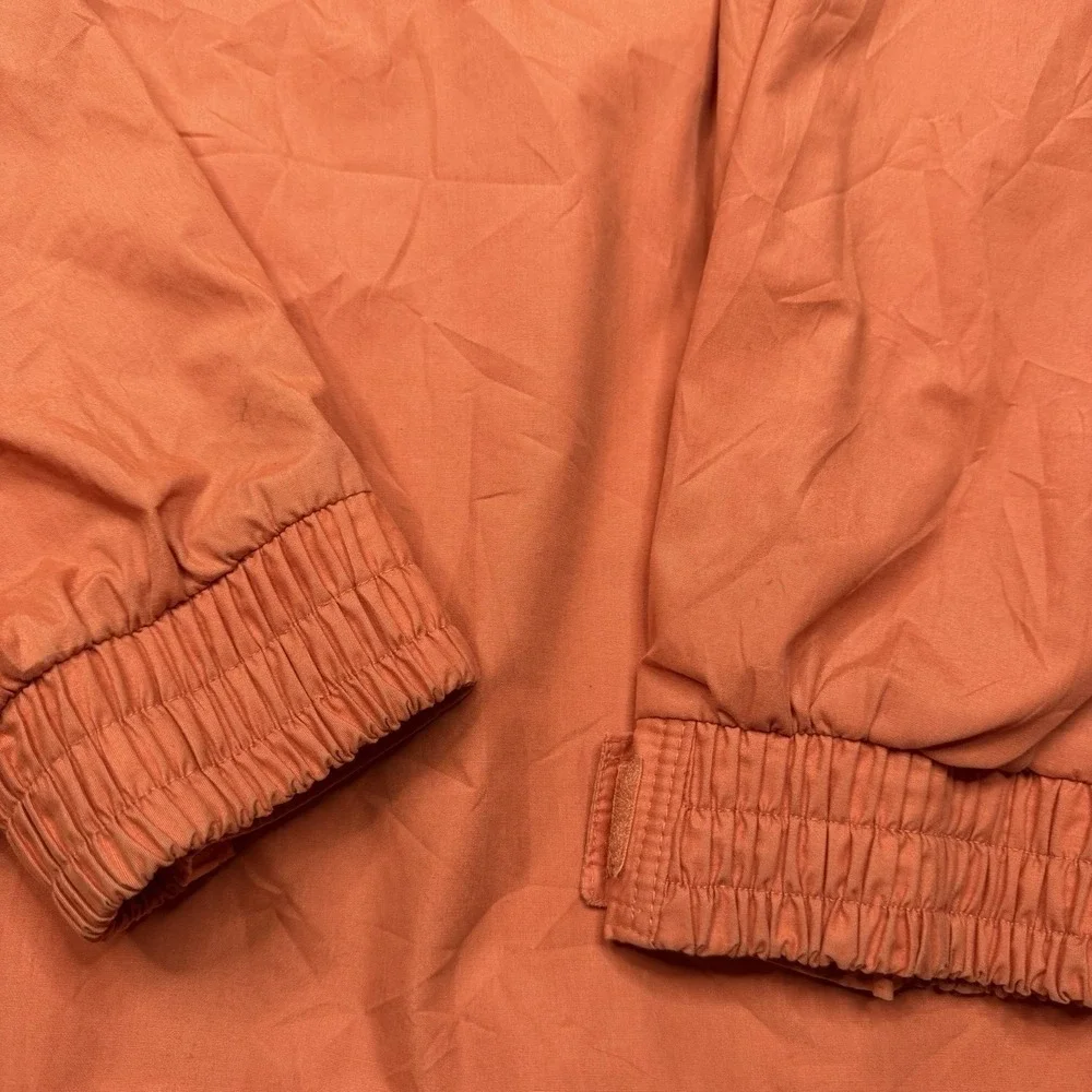 Vintage Chaps Ralph Lauren Anorak Packable Hood Windbreaker Jacket Orange XXL